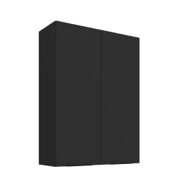 Szafka górna 80 cm CALIA 80 G-108 2F CZARNY MAT / CZARNY z powłoką ANTI FINGERPRINT