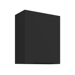 Szafka górna 60 cm CALIA 60 G - 72 1F CZARNY MAT / CZARNY z powłoką ANTI FINGERPRINT