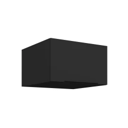 Szafka górna nadstawna CALIA 60 NAGU-36 1F pawlacz CZARNY MAT / CZARNY z powłoką ANTI FINGERPRINT