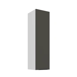 Szafka górna 30cm CALIA 30 G-108 1F GRAFIT / BIAŁY z powłoką ANTI FINGERPRINT