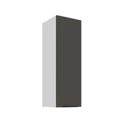 Szafka górna 30cm CALIA 30 G-90 1F GRAFIT / BIAŁY z powłoką ANTI FINGERPRINT