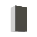 Szafka górna 40cm CALIA 40 G-72 1F GRAFIT / BIAŁY z powłoką ANTI FINGERPRINT
