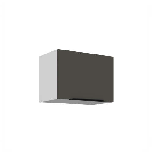 Przejdź do produktu Szafka górna do zabudowy okapu CALIA 50 GU-36 1F GRAFIT / BIAŁY z powłoką ANTI FINGERPRINT