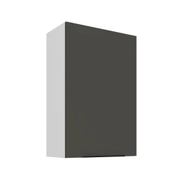 Szafka górna 60 cm CALIA 60 G - 90 1F GRAFIT / BIAŁY z powłoką ANTI FINGERPRINT