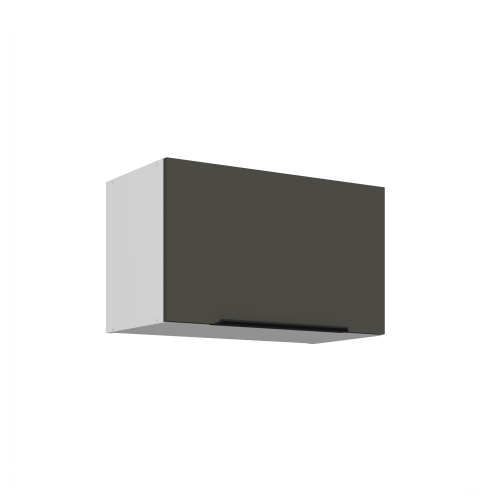Przejdź do produktu Szafka górna do zabudowy okapu CALIA 60 GU-36 1F GRAFIT / BIAŁY z powłoką ANTI FINGERPRINT