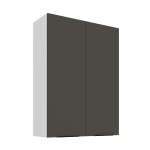 Szafka górna 80 cm CALIA 80 G-108 2F GRAFIT / BIAŁY z powłoką ANTI FINGERPRINT