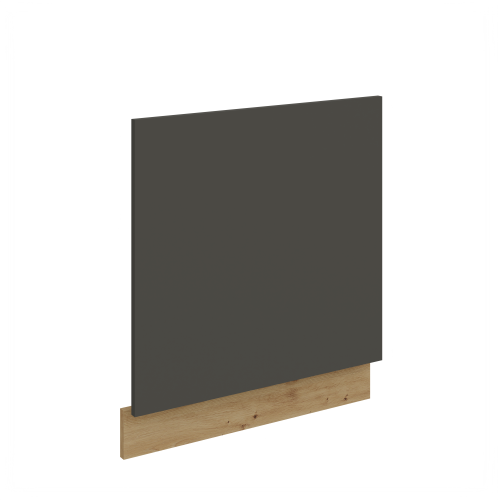 Przejdź do produktu Front do zabudowy zmywarki 60 cm CALIA ZM 570 x 596 GRAFIT MAT / DĄB ARTISAN z powłoką ANTI FINGERPRINT