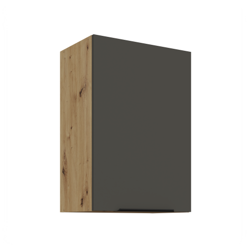Przejdź do produktu Szafka górna 50 cm CALIA 50 G-72 1F BB GRAFIT MAT / DĄB ARTISAN z powłoką ANTI FINGERPRINT