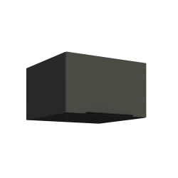 Szafka górna nadstawna CALIA 60 NAGU-36 1F pawlacz GRAFIT MAT / CZARNY z powłoką ANTI FINGERPRINT