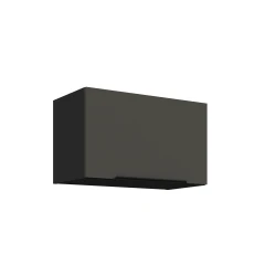 Szafka górna do zabudowy okapu CALIA 60 GU-36 1F GRAFIT MAT  / CZARNY  z powłoką ANTI FINGERPRINT