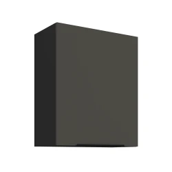 Szafka górna 60 cm CALIA 60 G - 72 1F GRAFIT MAT / CZARNY z powłoką ANTI FINGERPRINT