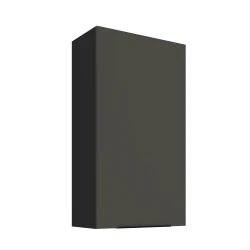 Szafka górna 60 cm CALIA 60 G - 108 1F GRAFIT MAT / CZARNY  z powłoką ANTI FINGERPRINT