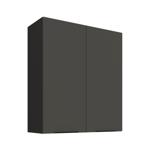 Przejdź do produktu Szafka górna 80 cm CALIA 80 G-90 2F GRAFIT MAT / CZARNY z powłoką ANTI FINGERPRINT