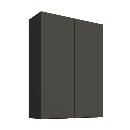 Przejdź do produktu Szafka górna 80 cm CALIA 80 G-108 2F GRAFIT MAT / CZARNY z powłoką ANTI FINGERPRINT