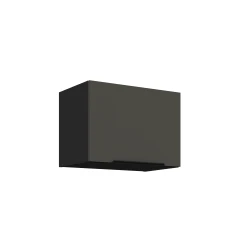 Szafka górna do zabudowy okapu CALIA 50 GU-36 1F GRAFIT MAT / CZARNY z powłoką ANTI FINGERPRINT