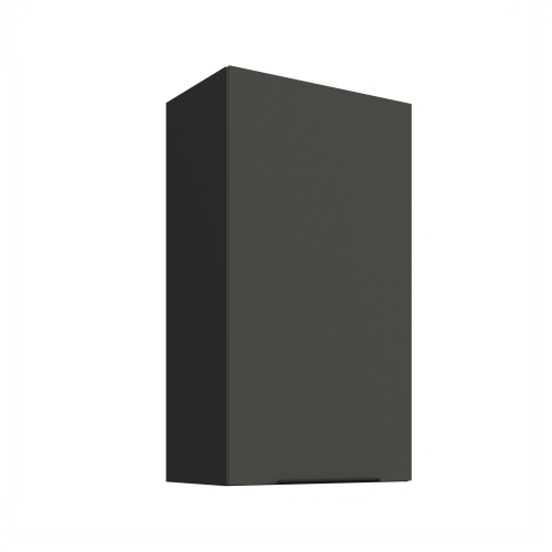 Przejdź do produktu Szafka górna 50 cm CALIA 50 G-90 1F BB GRAFIT MAT / CZARNY z powłoką ANTI FINGERPRINT