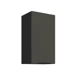 Szafka górna 40cm CALIA 40 G-72 1F GRAFIT MAT / CZARNY z powłoką ANTI FINGERPRINT