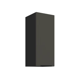 Szafka górna 30cm CALIA 30 G-72 1F GRAFIT MAT / CZARNY  z powłoką ANTI FINGERPRINT
