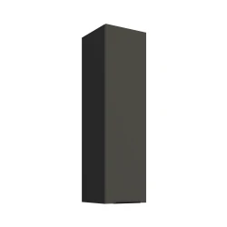 Szafka górna 30cm CALIA 30 G-108 1F GRAFIT MAT / CZARNY z powłoką ANTI FINGERPRINT