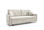 Kanapa rozkładana, sofa MAITE z funkcją spania, wybór tkaniny/ jasny beż