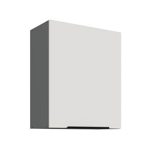 Przejdź do produktu Szafka górna 60 cm CALIA 60 G - 72 1F CRYSTAL WHITE / ANTRACYT z powłoką ANTI FINGERPRINT