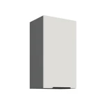 Szafka górna 40cm CALIA 40 G-72 1F CRYSTAL WHITE / ANTRACYT z powłoką ANTI FINGERPRINT