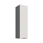Szafka górna 30cm CALIA 30 G-108 1F CRYSTAL WHITE / ANTRACYT z powłoką ANTI FINGERPRINT