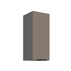 Szafka górna 30cm CALIA 30 G-72 1F SANDGRAU SZARY / ANTRACYT z powłoką ANTI FINGERPRINT