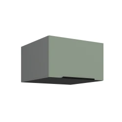 Szafka górna nadstawna CALIA 60 NAGU-36 1F pawlacz AQUAMARINE / ANTRACYT z powłoką ANTI FINGERPRINT