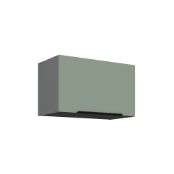 Szafka górna do zabudowy okapu CALIA 60 GU-36 1F AQUAMARINE / ANTRACYT z powłoką ANTI FINGERPRINT
