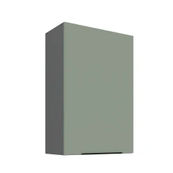 Szafka górna 60 cm CALIA 60 G - 90 1F  AQUMARINE / ANTRACYT z powłoką ANTI FINGERPRINT