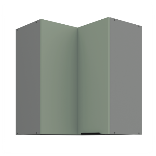 Przejdź do produktu Szafka górna narożna 60 x 60 cm CALIA GN-72 2F (90°) AQUAMARINE / ANTRACYT z powłoką ANTI FINGERPRINT