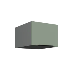 Szafka górna nadstawna CALIA 50 NAGU-36 1F pawlacz  AQUAMARINE / ANTRACYT z powłoką ANTI FINGERPRINT