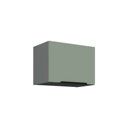 Szafka górna do zabudowy okapu CALIA 50 GU-36 1F AQUAMARINE SZARY / ANTRACYT z powłoką ANTI FINGERPRINT