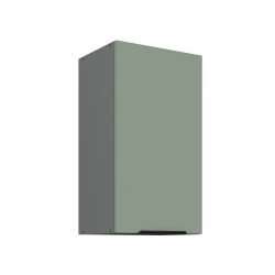 Szafka górna 40cm CALIA 40 G-72 1F  AQUAMARINE / ANTRACYT z powłoką ANTI FINGERPRINT