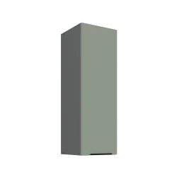 Szafka górna 30cm CALIA 30 G-90 1F AQUAMARINE / ANTRACYT z powłoką ANTI FINGERPRINT