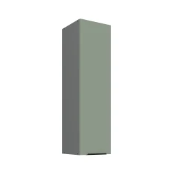 Szafka górna 30cm CALIA 30 G-108 1F AQUAMARINE / ANTRACYT z powłoką ANTI FINGERPRINT