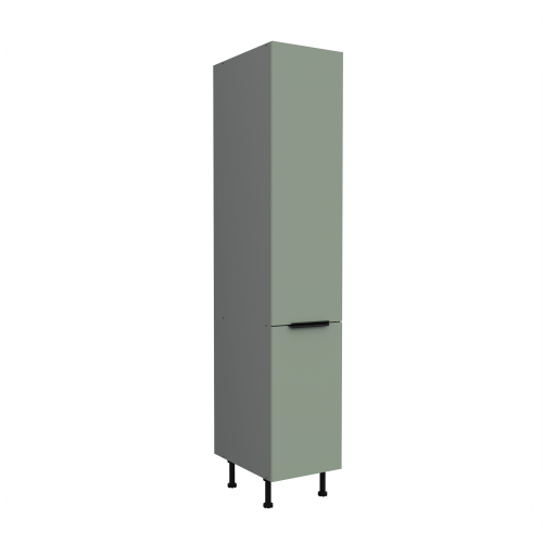 Przejdź do produktu Szafka kuchenna słupek CALIA 40 DK-215 2F AQUAMARINE / ANTRACYT z powłoką ANTI FINGERPRINT