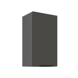 Szafka górna 40cm CALIA 40 G-72 1F  GRAFIT / ANTRACYT z powłoką ANTI FINGERPRINT