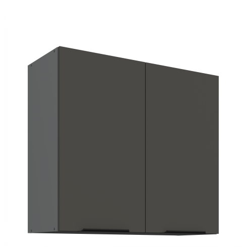 Przejdź do produktu Szafka górna 80 cm CALIA 80 G-72 2F GRAFIT / ANTRACYT z powłoką ANTI FINGERPRINT
