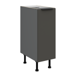 Szafka dolna 30 cm CALIA 30 D CARGO BB wysuwana z koszem GRAFIT / ANTRACYT z powłoką ANTI FINGERPRINT