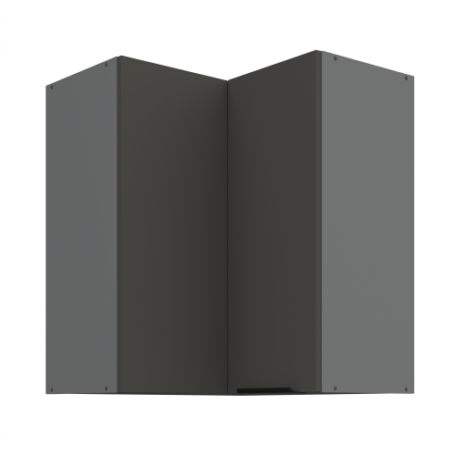 Przejdź do produktu Szafka górna narożna 60 x 60 cm CALIA GN-72 2F (90°) GRAFIT / ANTRACYT z powłoką ANTI FINGERPRINT