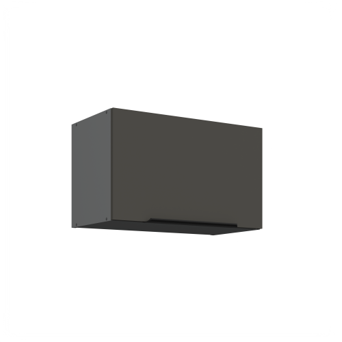 Przejdź do produktu Szafka górna do zabudowy okapu CALIA 60 GU-36 1F GRAFIT / ANTRACYT z powłoką ANTI FINGERPRINT