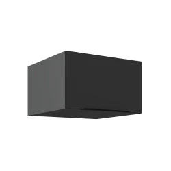 Szafka górna nadstawna CALIA 60 NAGU-36 1F pawlacz CZARNY MAT / ANTRACYT z powłoką ANTI FINGERPRINT