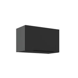 Szafka górna do zabudowy okapu CALIA 60 GU-36 1F CZARNY MAT / ANTRACYT z powłoką ANTI FINGERPRINT
