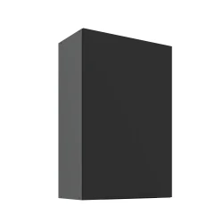 Szafka górna 60 cm CALIA 60 G - 90 1F  CZARNY MAT / ANTRACYT z powłoką ANTI FINGERPRINT