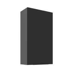 Szafka górna 60 cm CALIA 60 G - 108 1F  CZARNY MAT / ANTRACYT z powłoką ANTI FINGERPRINT