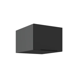 Szafka górna nadstawna CALIA 50 NAGU-36 1F pawlacz  CZARNY MAT / ANTRACYT z powłoką ANTI FINGERPRINT