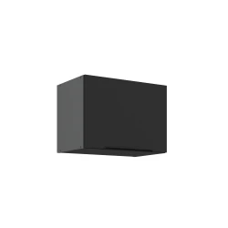 Szafka górna do zabudowy okapu CALIA 50 GU-36 1F CZARNY MAT / ANTRACYT z powłoką ANTI FINGERPRINT