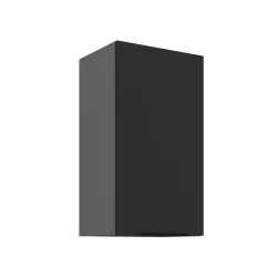 Szafka górna 40cm CALIA 40 G-72 1F  CZARNY / ANTRACYT z powłoką ANTI FINGERPRINT